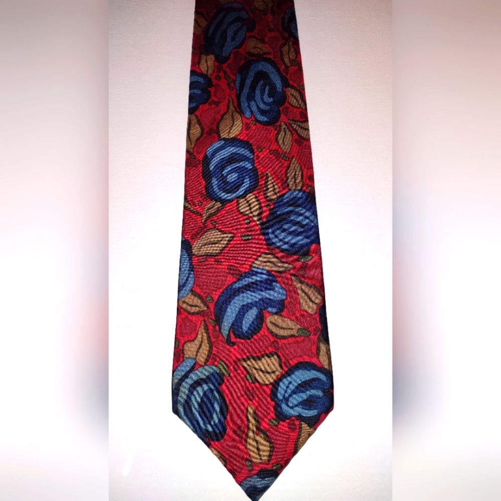 Abstract Flower Tie